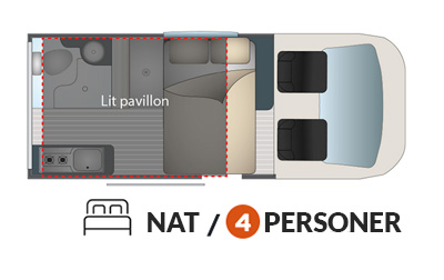 Randger Van 530 indretning nat