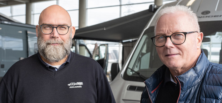 John Laursen og Herluf Nørskov står klar til at rådgive dig hele weekenden.