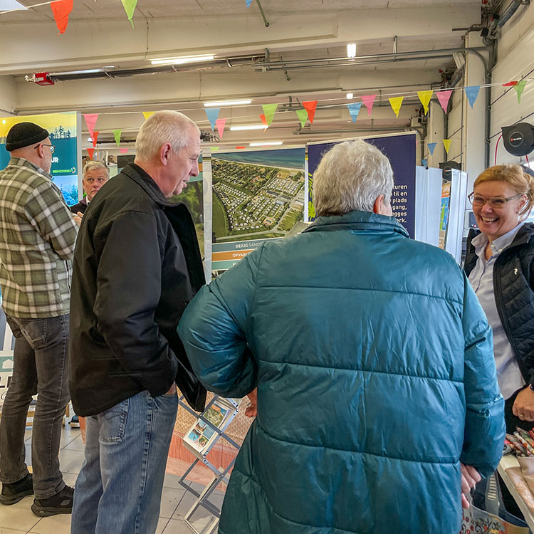 Det var stor interesse for de meget forskellige campingpladser, der var på besøg
